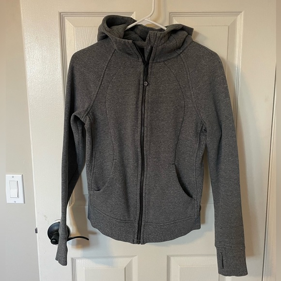 Grey original lululemon Scuba hoodie - Picture 1 of 2
